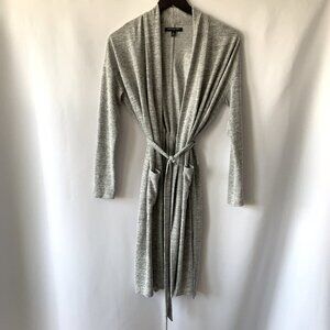 Banana Republic Women's Heather Gray Long Sleeve Robe Size XS